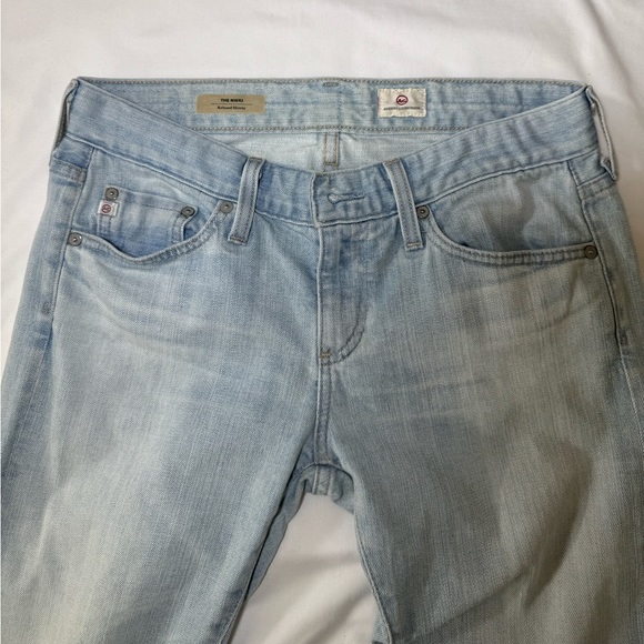 AG Adriano Goldschmied Nikki Slim Jeans 25R Light Wash Relaxed Skinny USA - Picture 3 of 13